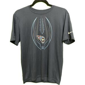 Nike Tennessee Titans Navy Tee Men Size Medium The Nike Tee Dri-Fit  T Shirt
